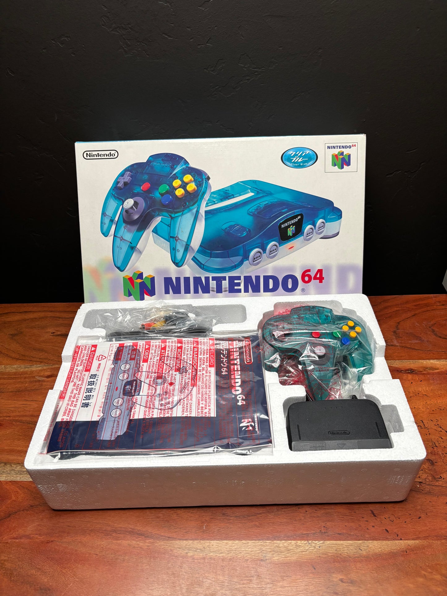 N64 Japan Clear Blue