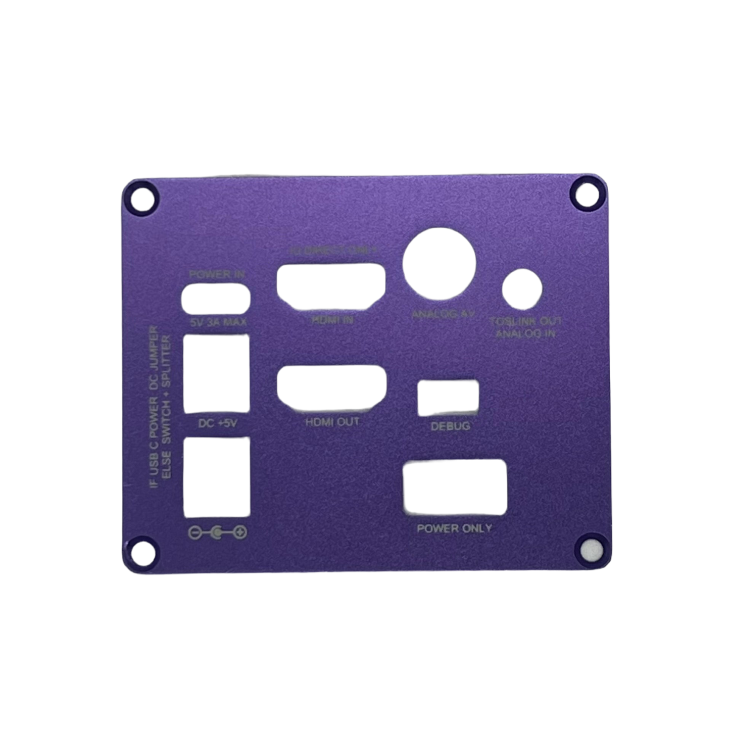 Panneaux de boîtier à refroidissement passif en aluminium MiSTer FPGA