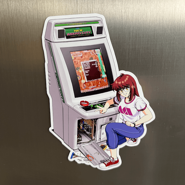 MiSTer Addons Donnacade Stickers and Magnet - MiSTer Addons
