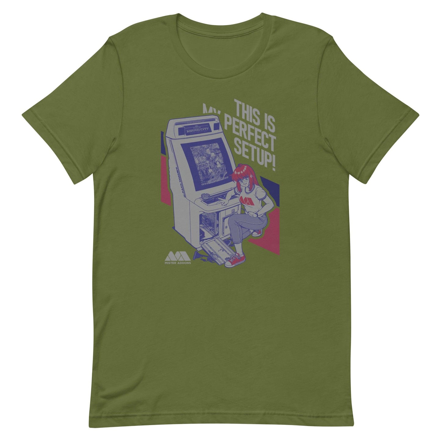 MiSTer Addons Donnacade Dark Unisex T-shirt - MiSTer Addons