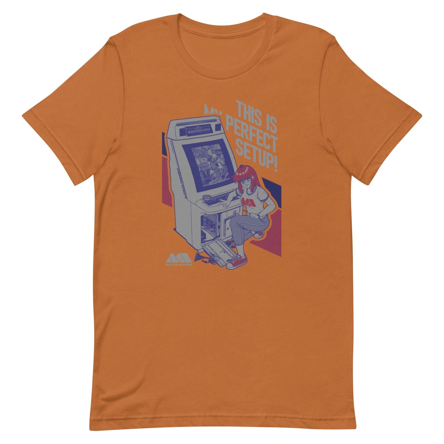 MiSTer Addons Donnacade Dark Unisex T-shirt - MiSTer Addons