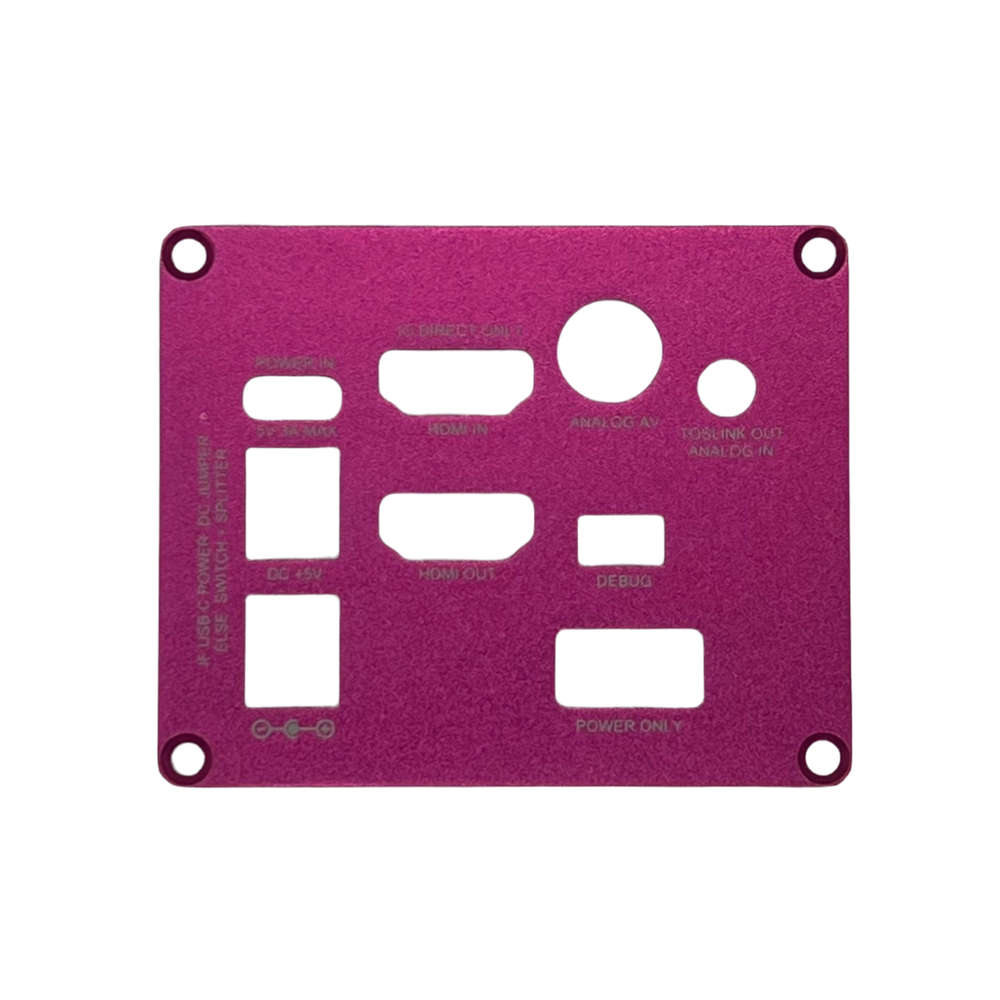 
                      
                        Paneles de carcasa de aluminio con refrigeración pasiva MiSTer FPGA
                      
                    