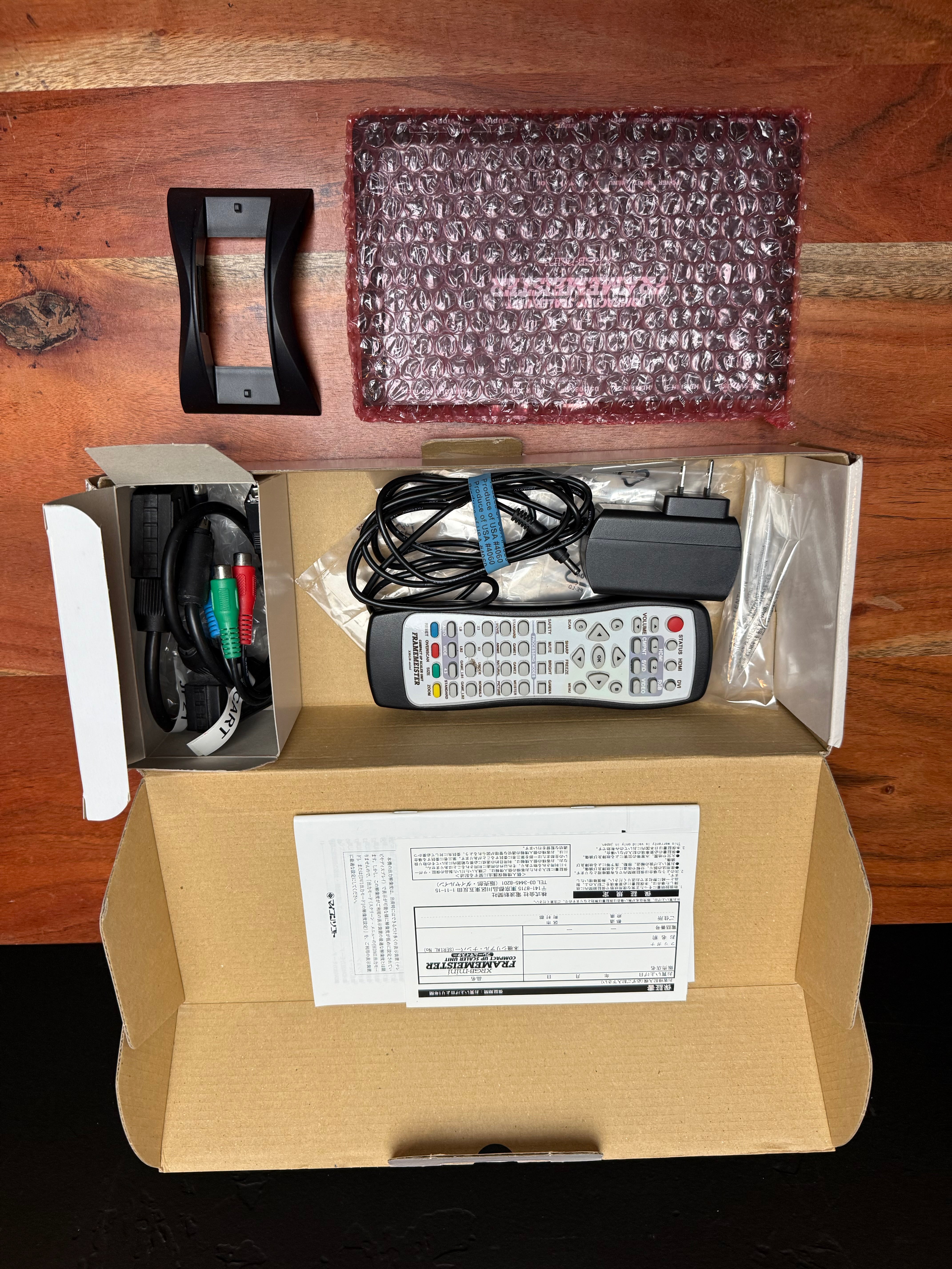 【アップスケーラー】FRAMEMEISTER XRGB-MINI Framemeister XRGB Mini | EUR Scart Adapter | Solaris Japan