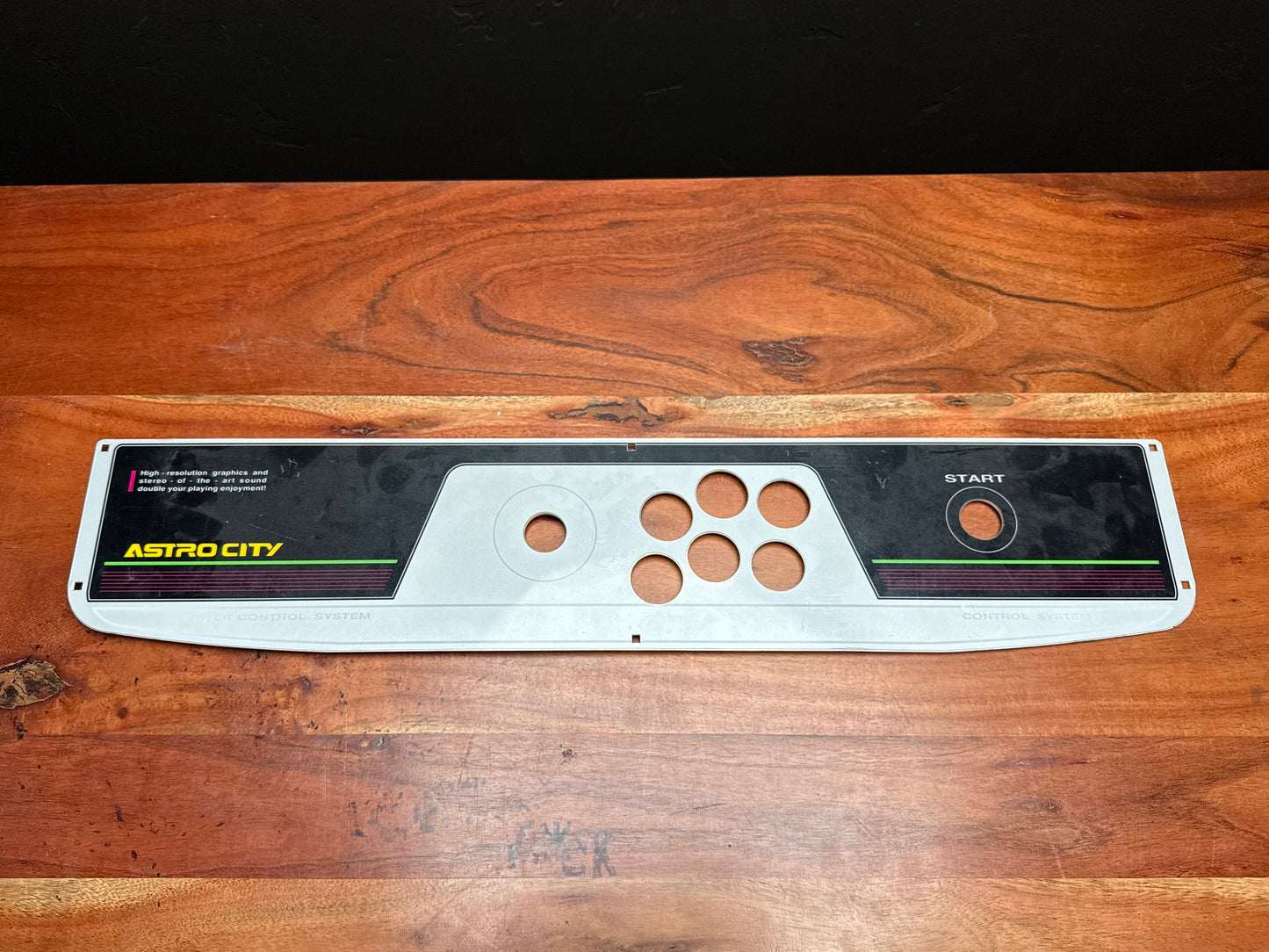 Sega Astro City 1L6B Control Panel