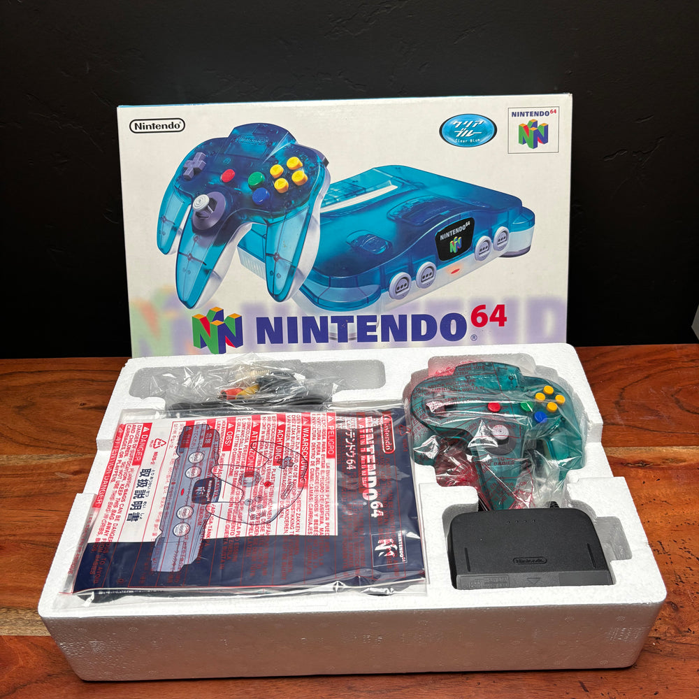 
                      
                        N64 Japan Clear Blue
                      
                    