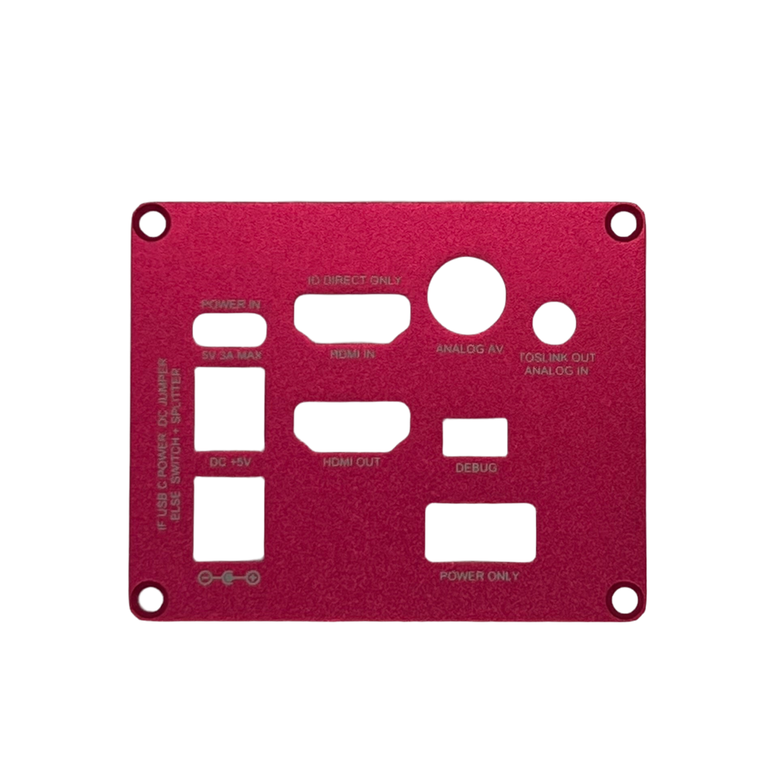 MiSTer FPGA Aluminum Armor Case Panels