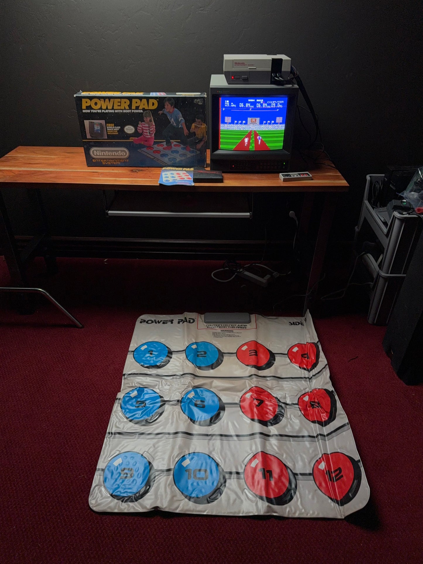 NES Power Pad + Track Meet