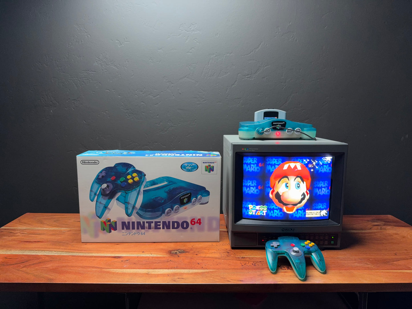 N64 Japan Clear Blue