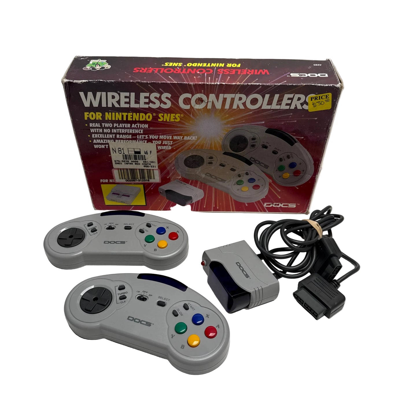 Docs Wireless Controllers for SNES