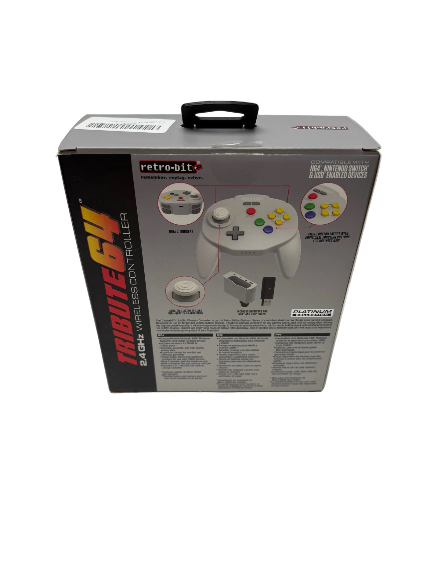[N64] Retro-Bit Tribute 64 Purple (Boxed)