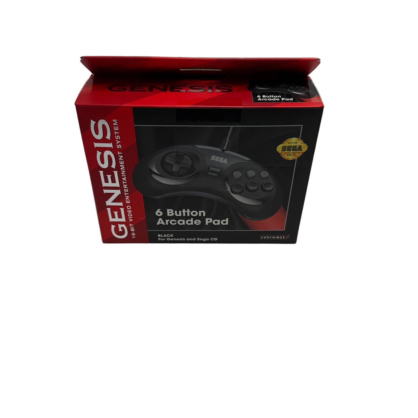 [Genesis] Retro-Bit 6 Button Arcade Pad (Like New)