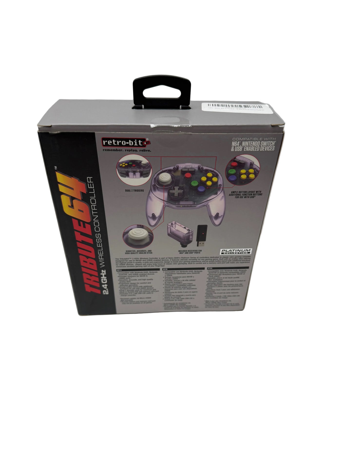 [N64] Retro-Bit Tribute 64 Gray (Boxed)