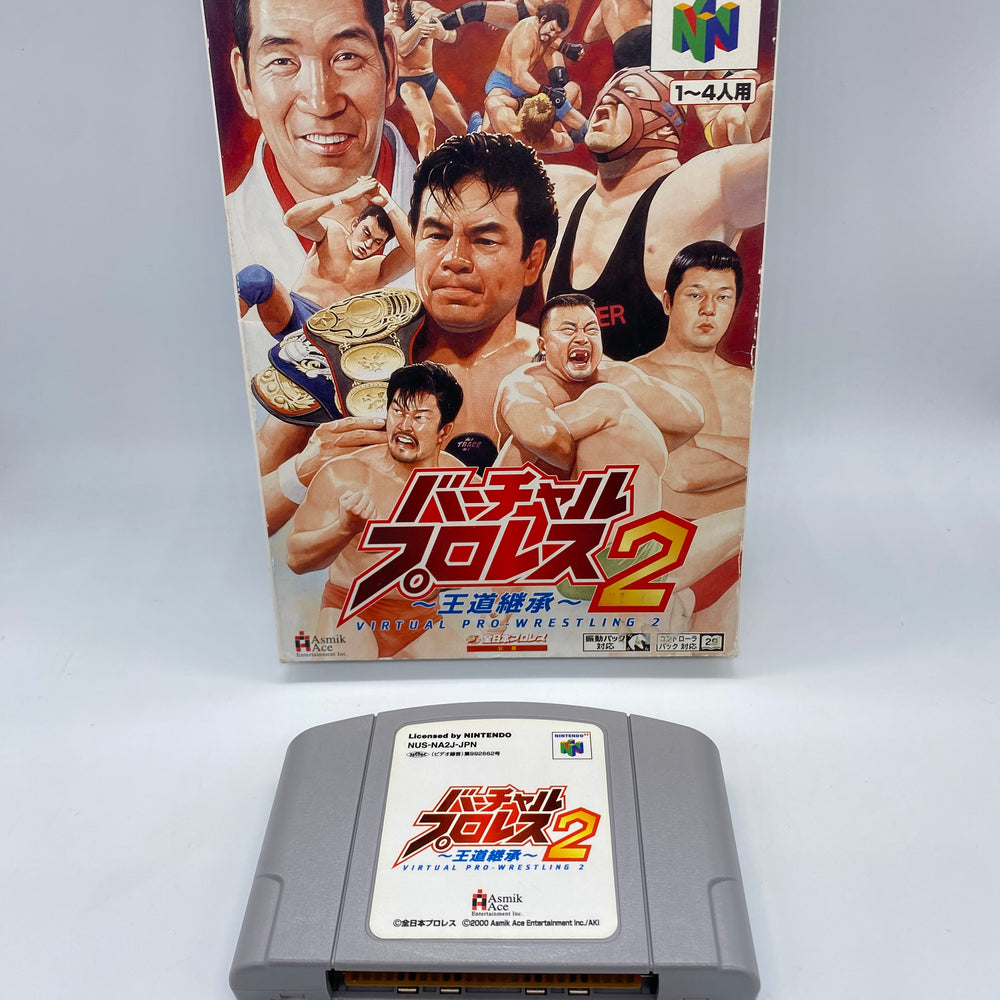 [Nintendo 64] Virtual Pro Wrestling 2 N64 (Japanese)