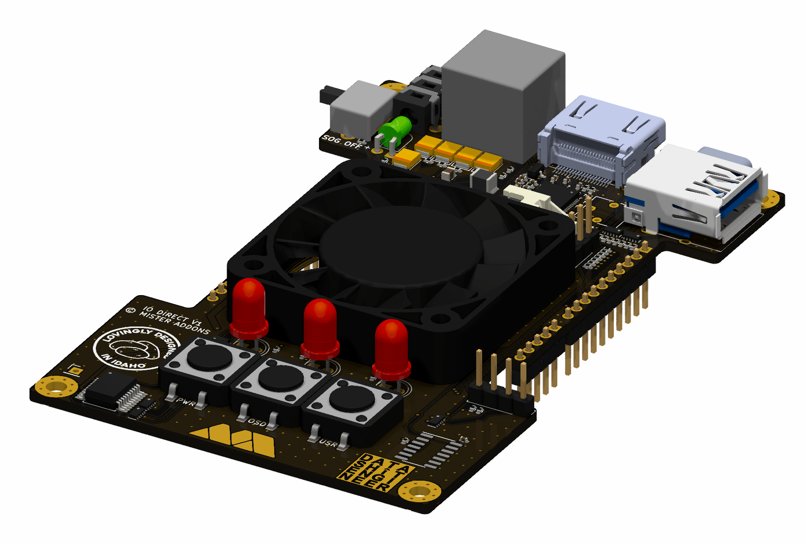 mister fpga new io board