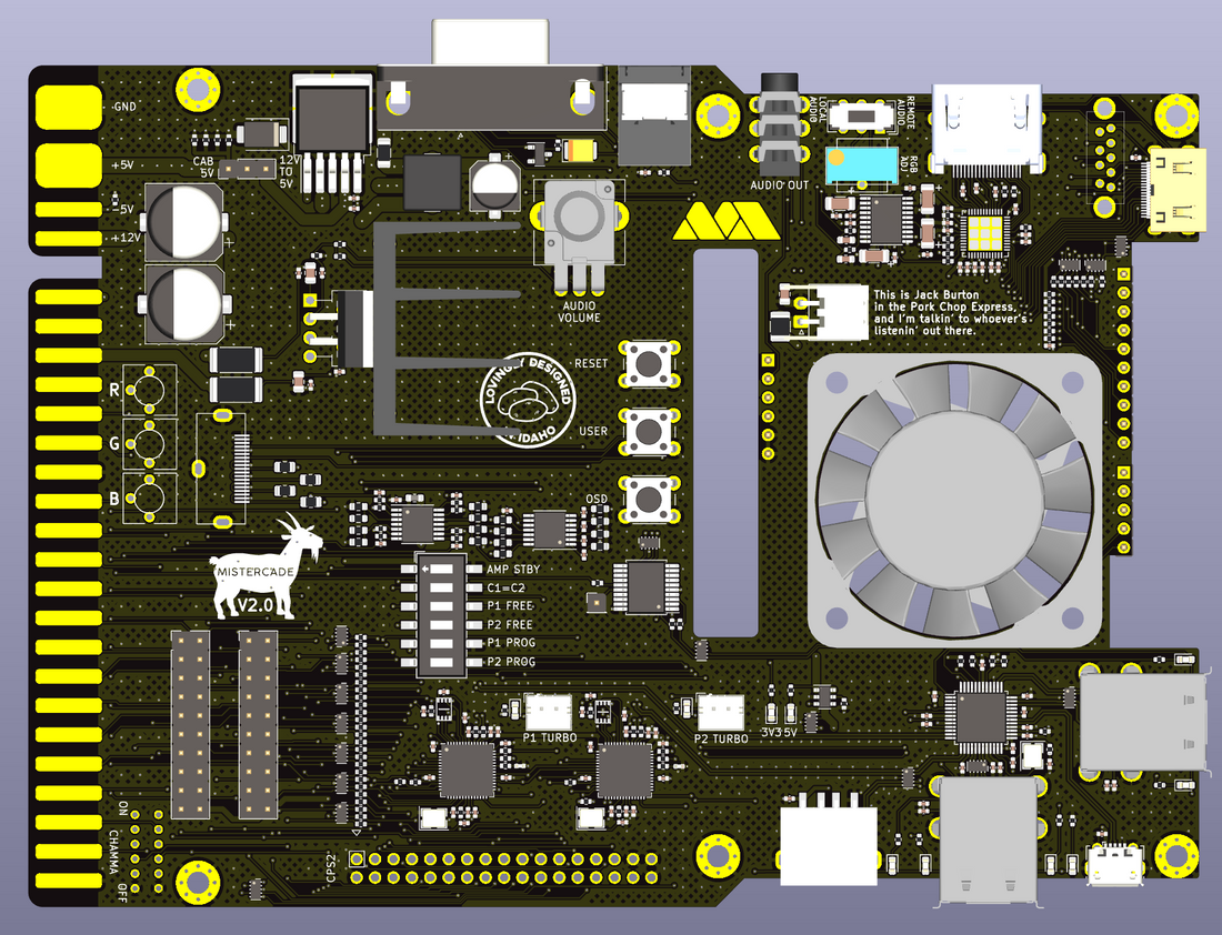 MiSTercade V2 Kit | MiSTer FPGA JAMMA Arcade Kit