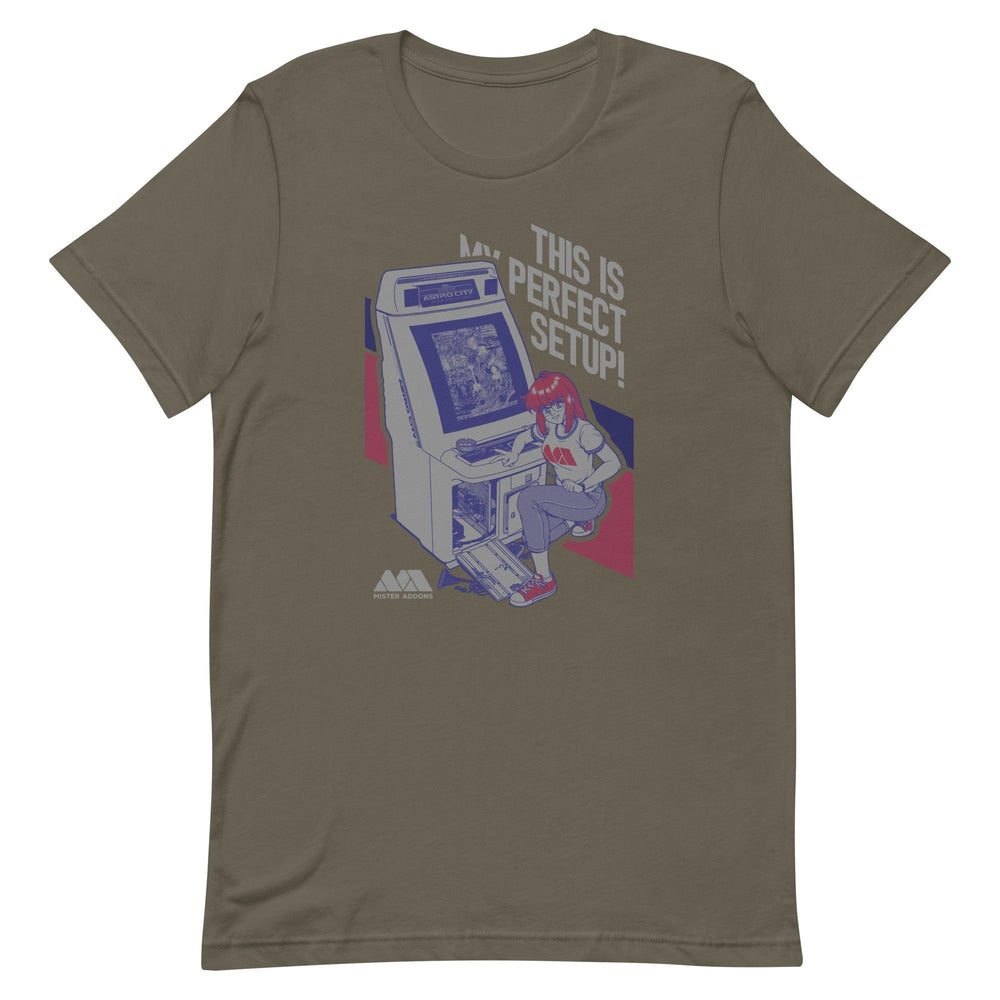 
                      
                        MiSTer Addons Donnacade Dark Unisex T-shirt - MiSTer Addons
                      
                    