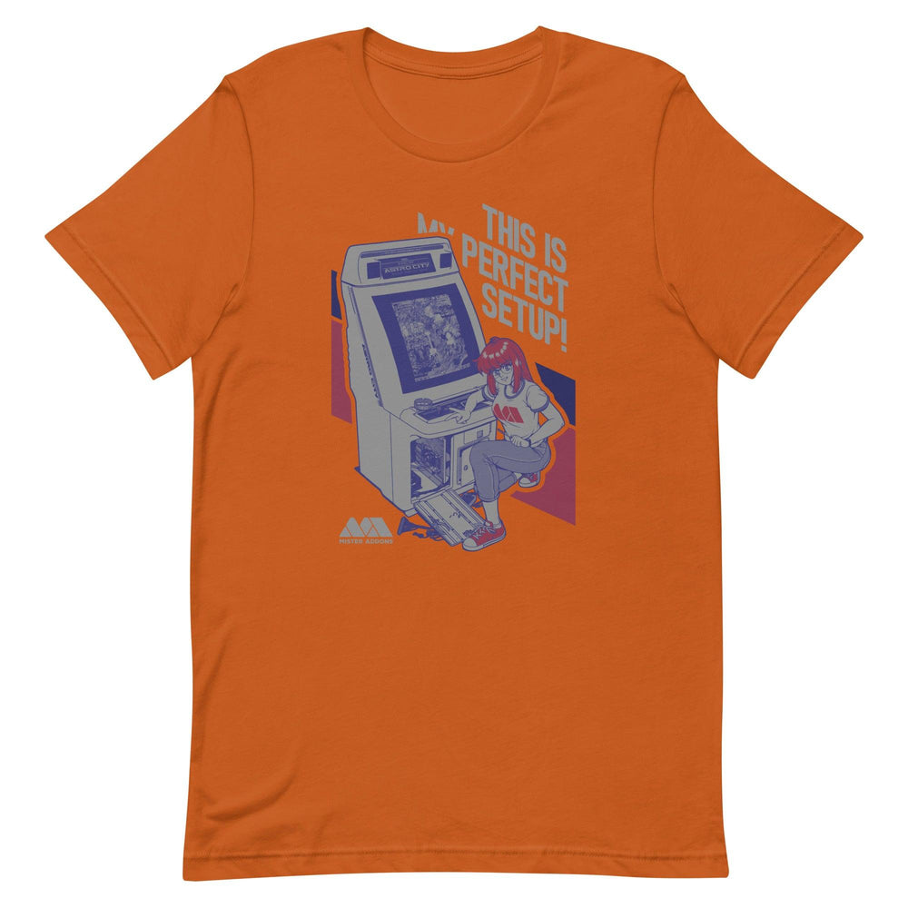 
                      
                        MiSTer Addons Donnacade Dark Unisex T-shirt - MiSTer Addons
                      
                    