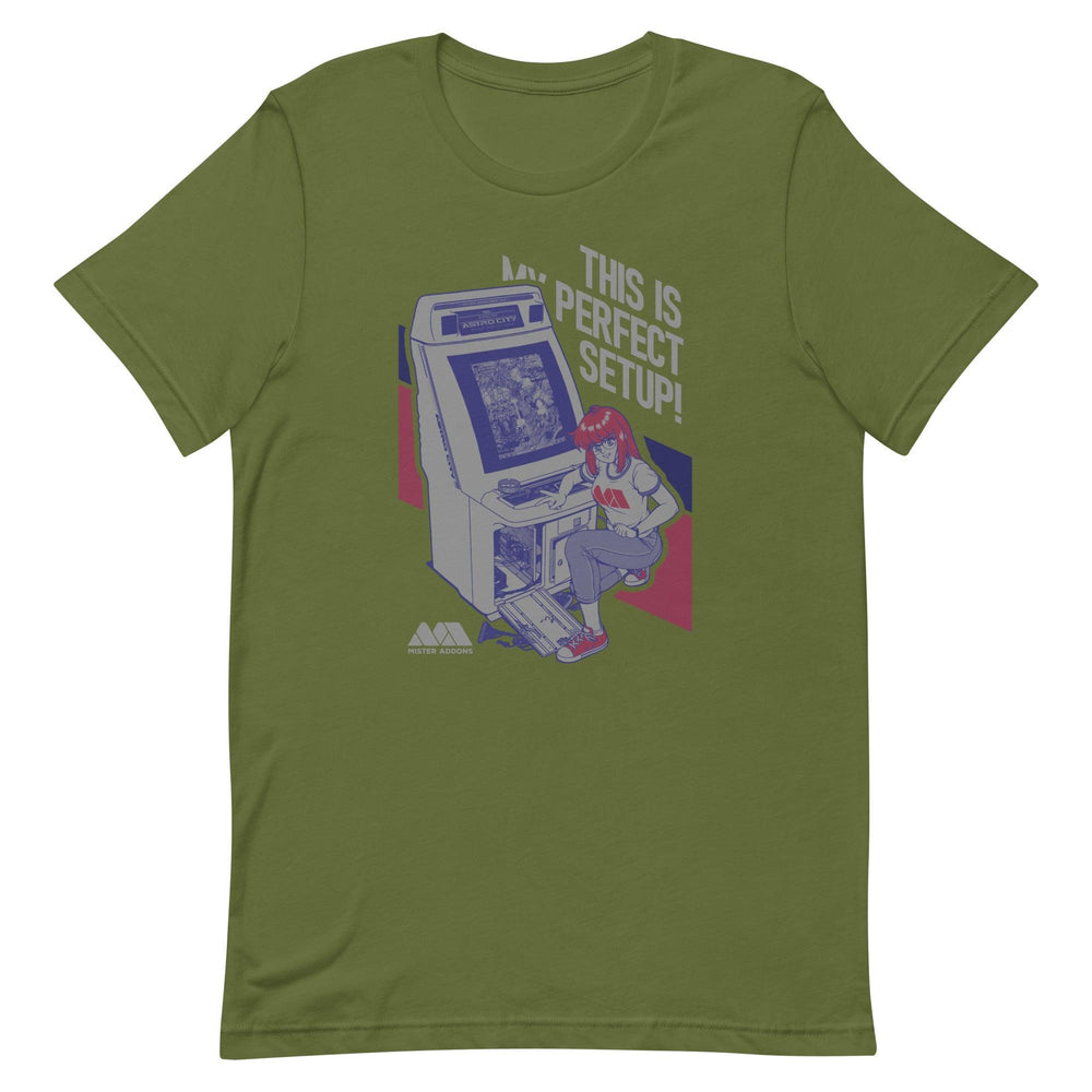 
                      
                        MiSTer Addons Donnacade Dark Unisex T-shirt - MiSTer Addons
                      
                    