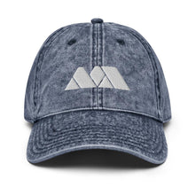 Cargar imagen en el visor de la galería, Gorra de sarga de algodón vintage MiSTer Addons (logotipo claro)
